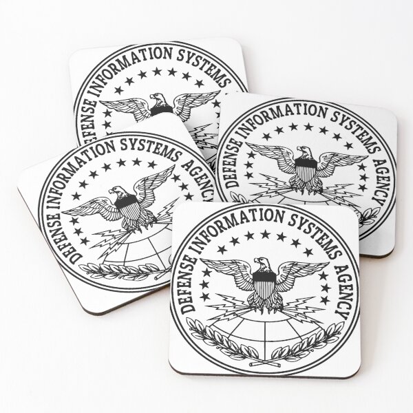 Item preview, DISA Defense Information Systems Agency Black designed and sold by drquest.
