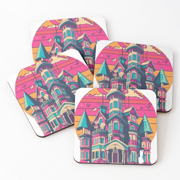 Item preview, Spooky Haunted House - Halloween Night Delight designed and sold by CHAOS STUDIO.