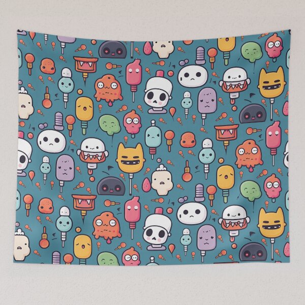 Item preview, strange and strangers characters kawaii and cute graphic design designed and sold by ironpalette.
