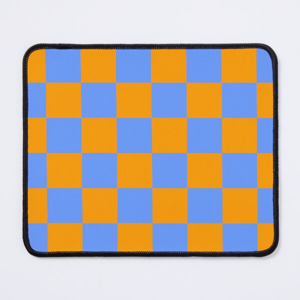 Item preview, Checkerboard Pattern Orange And Blue Colors designed and sold by Designfs.