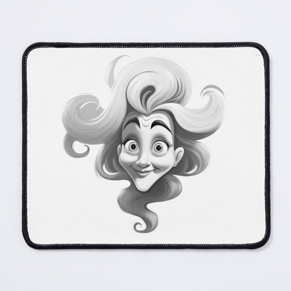 Item preview, Black and White portrait of a young woman designed and sold by liana campbell.