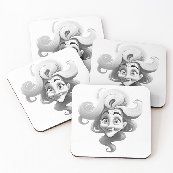 Item preview, Black and White portrait of a young woman designed and sold by liana campbell.