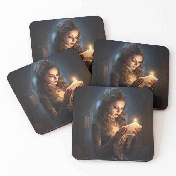 Item preview, Victorian Woman Reading By Candlelight Victorian Inspired Art  designed and sold by CDC40.
