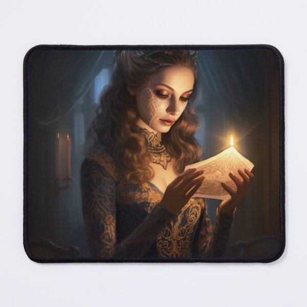Item preview, Victorian Woman Reading By Candlelight Victorian Inspired Art designed and sold by CDC40.