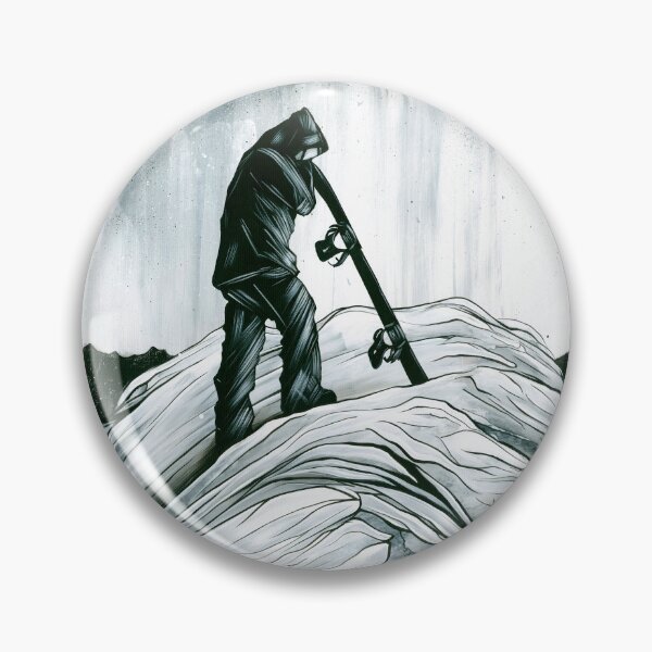 Item preview, Greyrock Snowboarder designed and sold by Shred Art Studio.