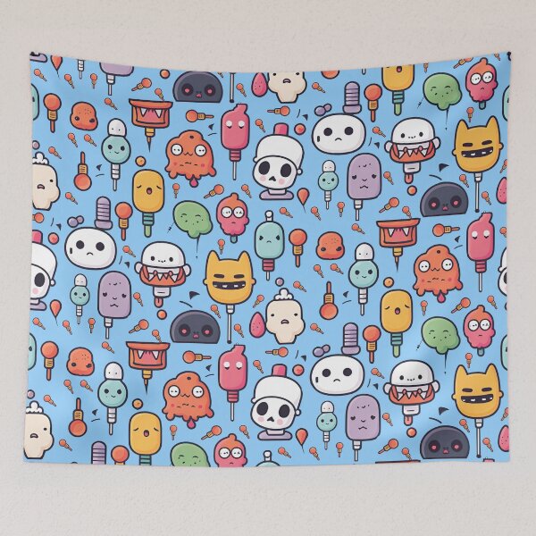 Item preview, strange and strangers characters kawaii and cute graphic design designed and sold by ironpalette.