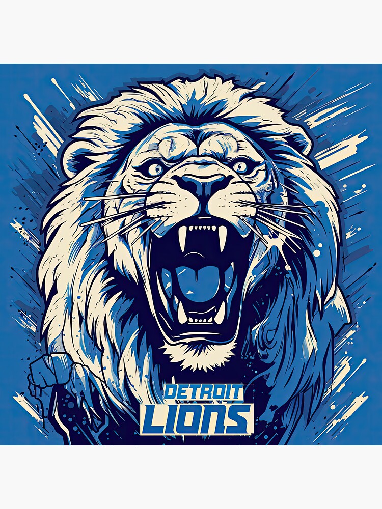 Detroit Lions Metal Wall Art - Michigan Metal Artwork