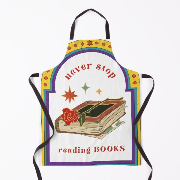 Item preview, never stop reading books designed and sold by Custom-Print.