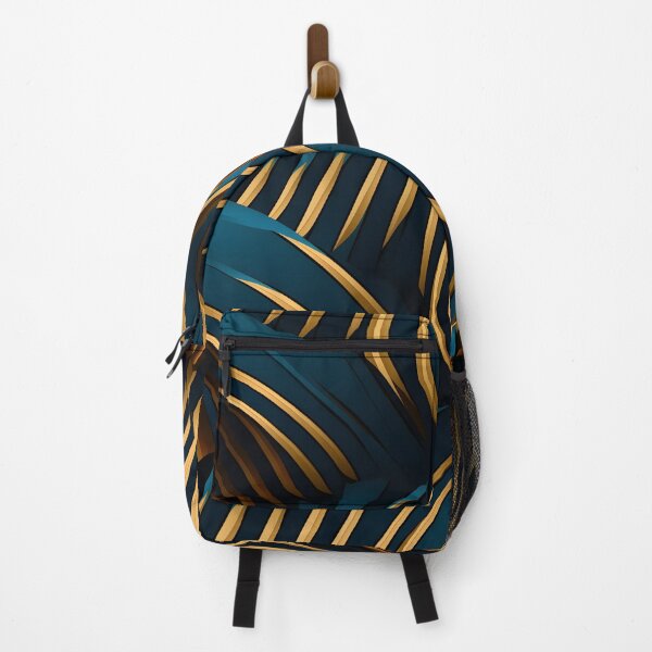 Item preview, Golden Twirls with Blue Waves designed and sold by alaa-mously.