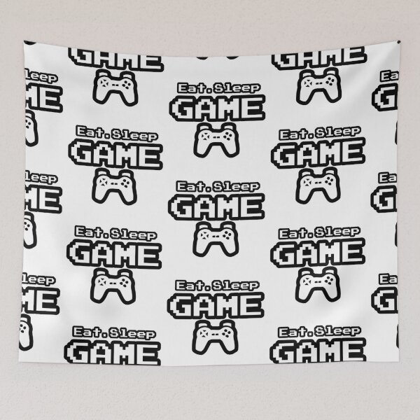 Item preview, Eat.Sleep.Game designed and sold by KetiaArtWorld.