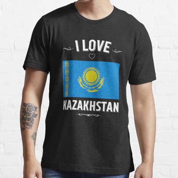 Kasachischer Adler Kasachstan Flagge Kasache Wurzeln Stolz T-Shirt