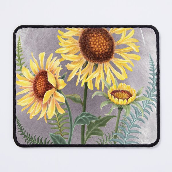 Item preview, Colorado Blanketflowers on Grey designed and sold by Halcyon-Studio.