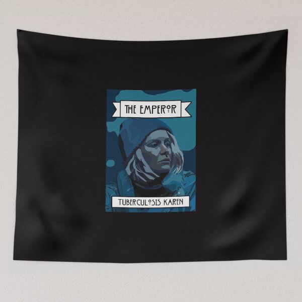 Item preview, Tuberculosis Karen Tarot Card (The Emperor) designed and sold by MorgansTarot.