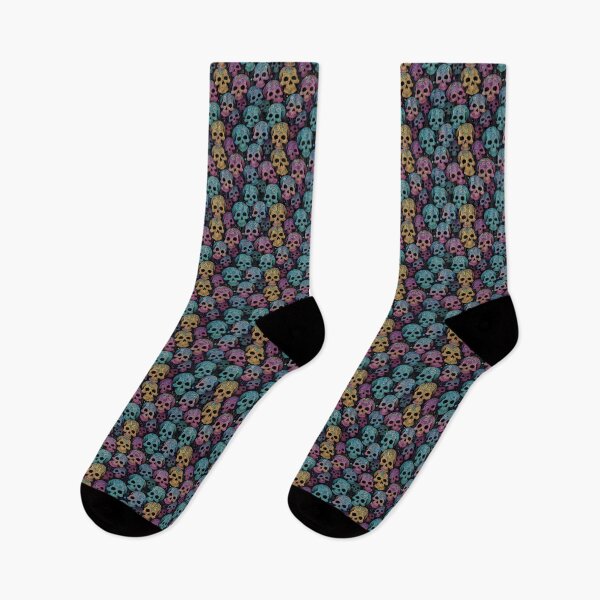 Item preview, Colorful Skulls Pattern 001 designed and sold by AbstractWave.