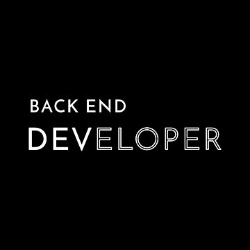 Artwork thumbnail, Back End Developer by developer-gifts