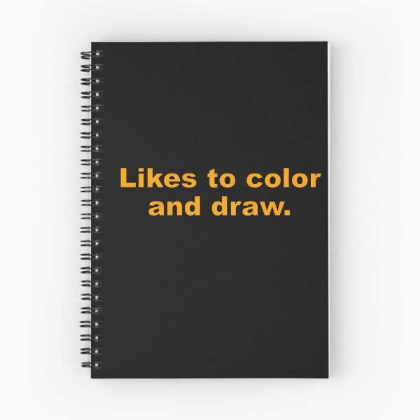 Item preview, Likes to Color and Draw designed and sold by Lori Clough.