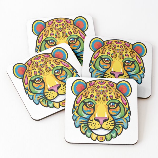 Item preview, JAGUAR COLOR MANDALA designed and sold by Ebuch007.
