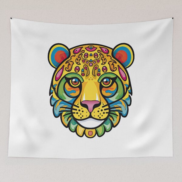 Item preview, JAGUAR COLOR MANDALA designed and sold by Ebuch007.