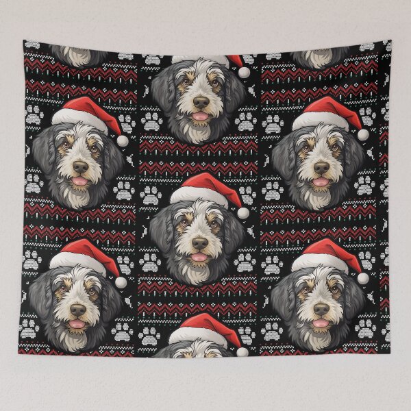 Item preview, Aussiedoodle Ugly Sweater Christmas designed and sold by rafaeltto.