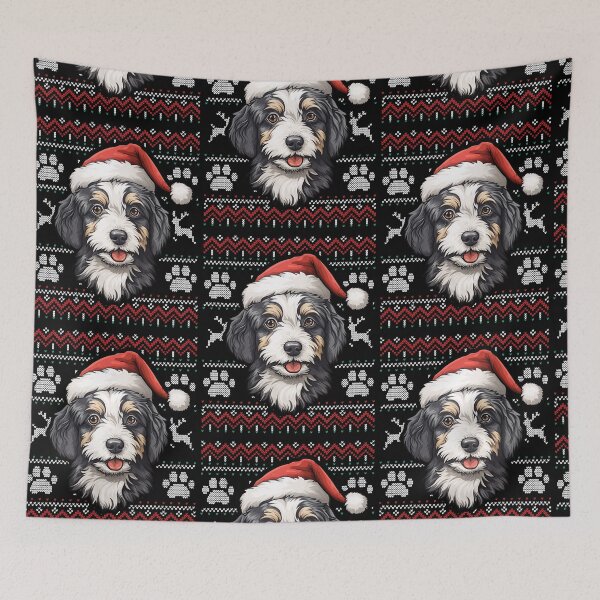 Item preview, Aussiedoodle Ugly Sweater Christmas designed and sold by rafaeltto.