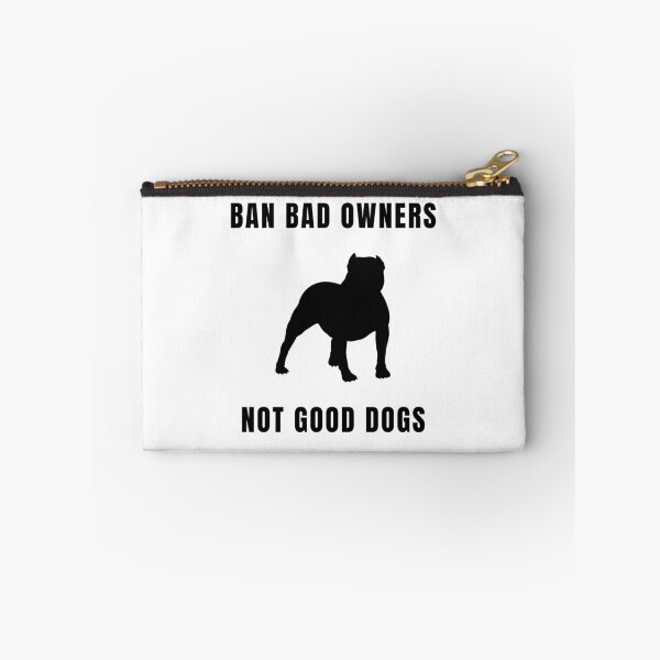 Item preview, Ban Bad Owners Not Good Dogs Silhouette  designed and sold by GSDDESIGNMERCH.