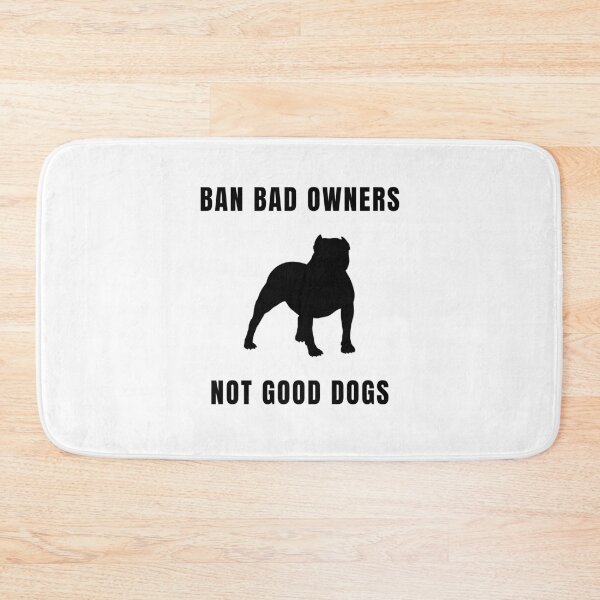 Item preview, Ban Bad Owners Not Good Dogs Silhouette  designed and sold by GSDDESIGNMERCH.