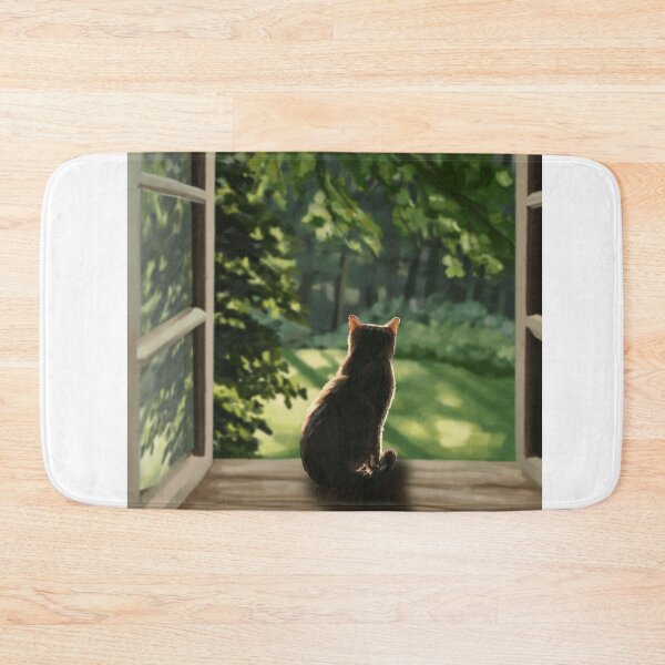 Item preview, Cat Sitting In Window designed and sold by paintedpalette3.