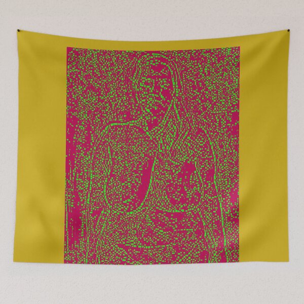 Item preview, Abstract female nude in red and green designed and sold by pulchritude560.