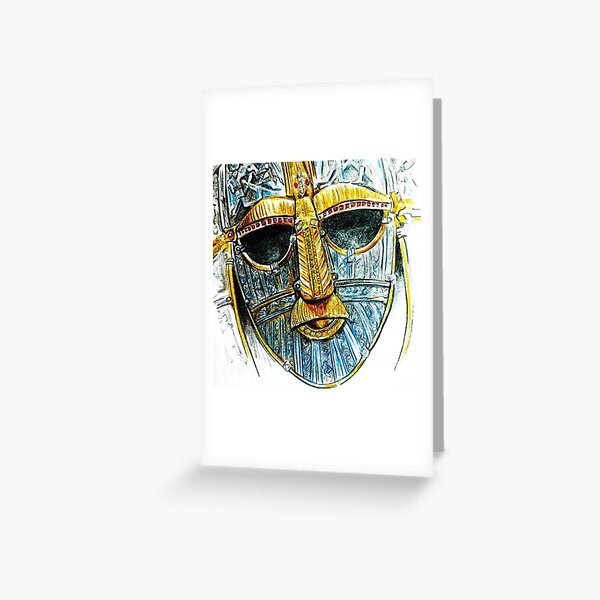 Item preview, Sutton Hoo Helmet designed and sold by TraceyEvansArt.