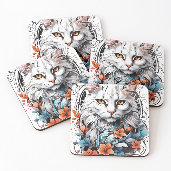 Item preview, Cat Tattoo A Traditional Design in Vector Art designed and sold by MargoGoode.