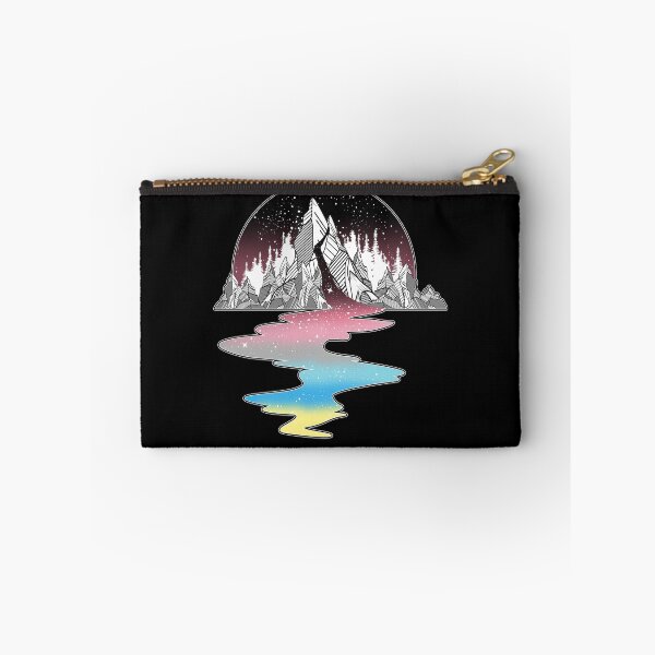 Item preview, Genderflux Mountain River LGBT Pride Flag designed and sold by Clara Hollins.