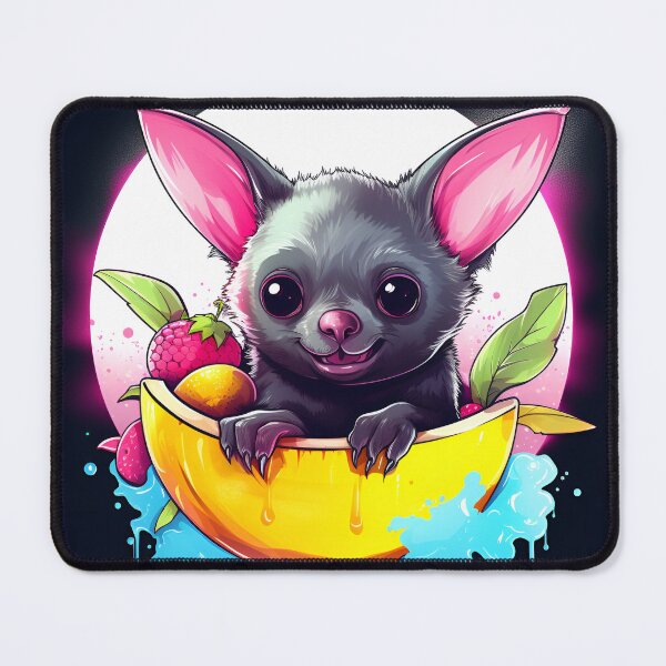Item preview, Happy Little Baby Fruit Bat designed and sold by DigitalityArt.