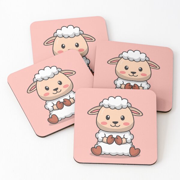 Item preview, Adorable Baby Sheep Vector Icon designed and sold by hjian8219.