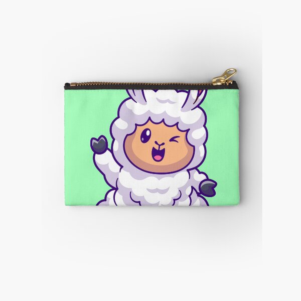 Item preview, Friendly Waving Sheep Cartoon Vector Icon designed and sold by hjian8219.