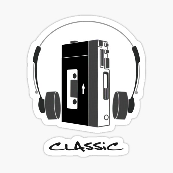 Classic Cassette Player | Sony Walkman Sticker