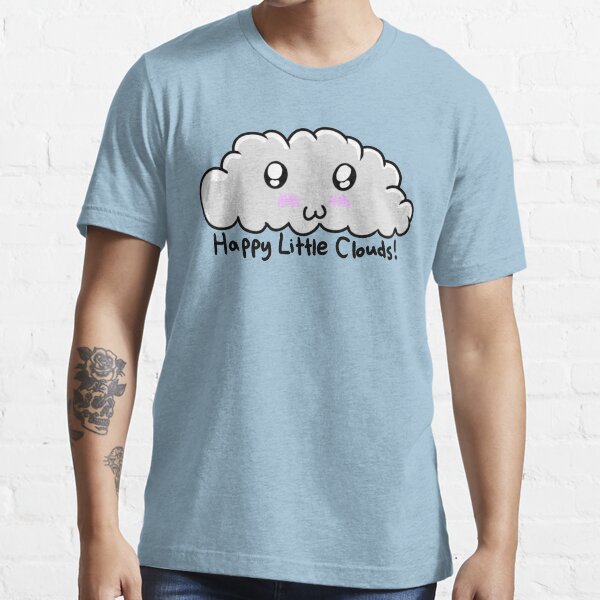 Glückliche kleine Wolken - Bob Ross Essential T-Shirt