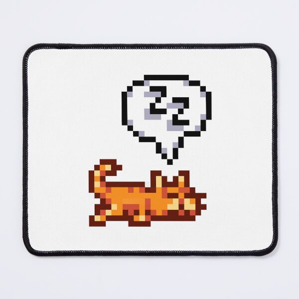 Item preview, Stardew Valley Napping Farm Cat designed and sold by OkayDesign.