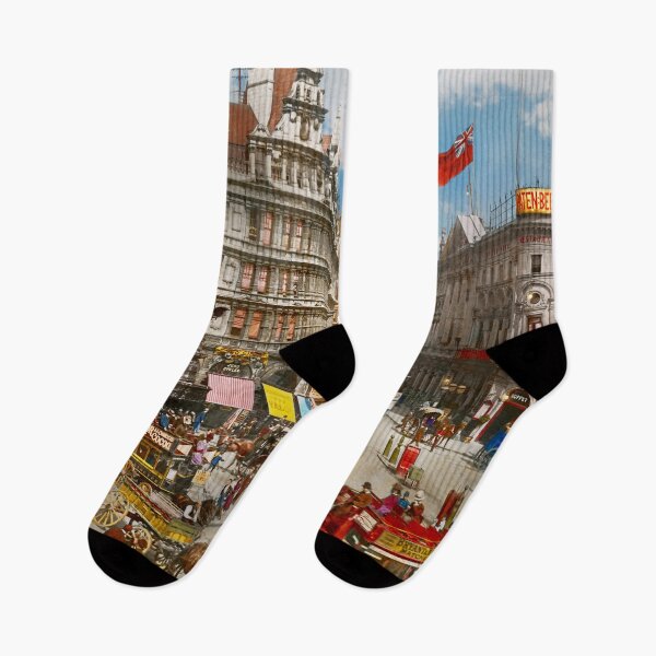 Item preview, City - London, England - Piccadilly Circus 1900 designed and sold by Mike Savad Photography.