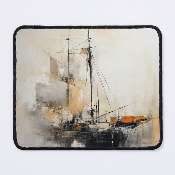 Item preview, Abstract Nautical Art: Timeless Boat Painting designed and sold by pokedez.
