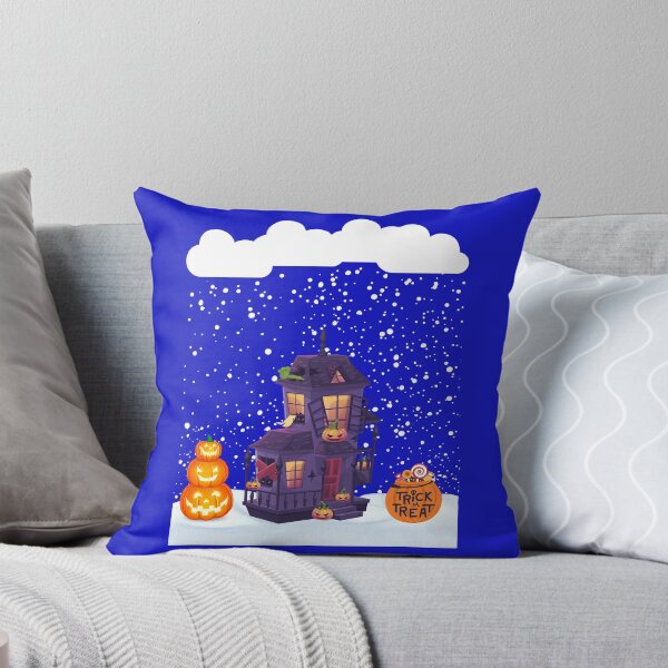 Item preview, Snow on Halloween spooky snow hut snow pumpkin designed and sold by Artstastic.