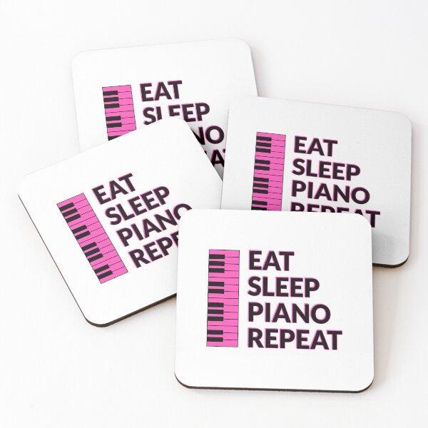 Item preview, Eat Sleep Piano Repeat - keyboard  musician - funny pianist humor designed and sold by Inspirationmotivation.
