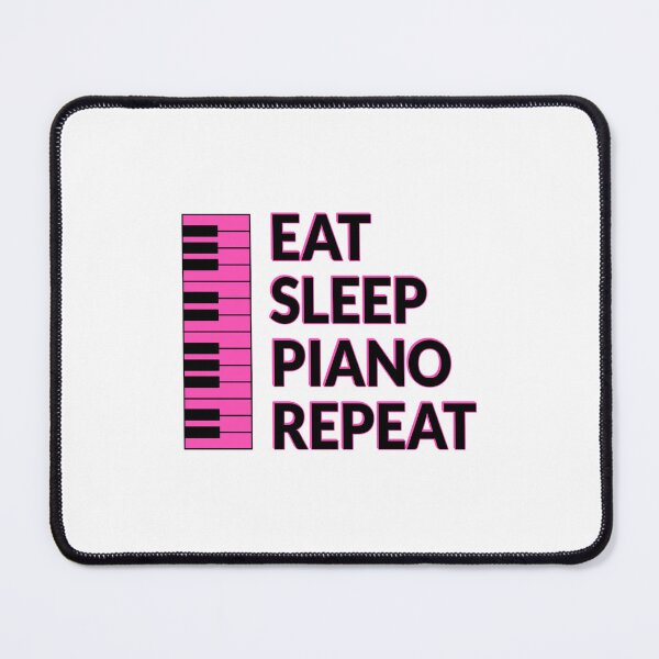 Item preview, Eat Sleep Piano Repeat - keyboard musician - funny pianist humor designed and sold by Inspirationmotivation.