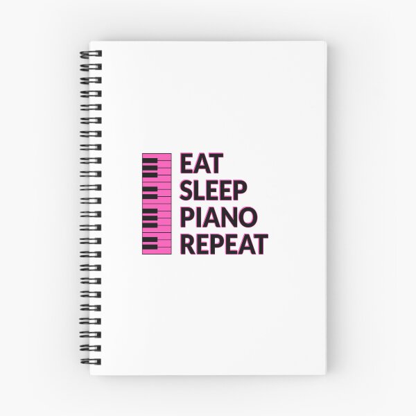 Item preview, Eat Sleep Piano Repeat - keyboard  musician - funny pianist humor designed and sold by Inspirationmotivation.