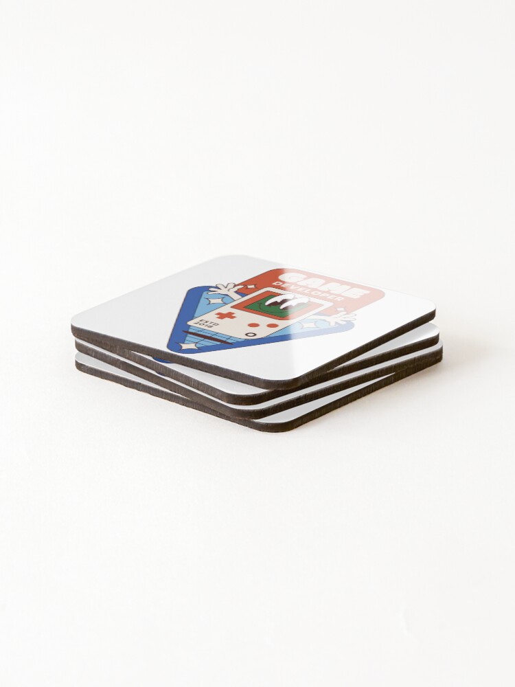 Thumbnail 4 of 5, Coasters (Set of 4), Game Developer designed and sold by Custom-Print.