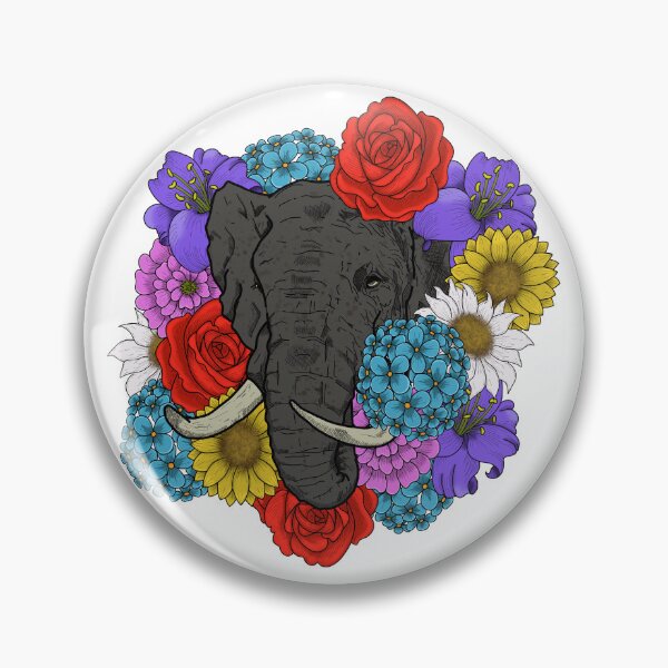 Item preview, Elephant Amongst the Flowers designed and sold by JeremyMoose.