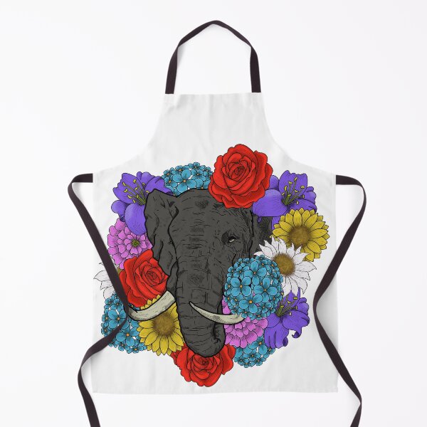 Item preview, Elephant Amongst the Flowers designed and sold by MooseStay143.