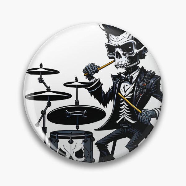 Item preview, Skeleton Drummer in the Bone Band designed and sold by ratchawoot.