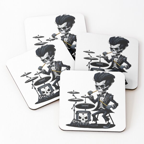 Item preview, Skeleton Drummer in the Bone Band designed and sold by ratchawoot.