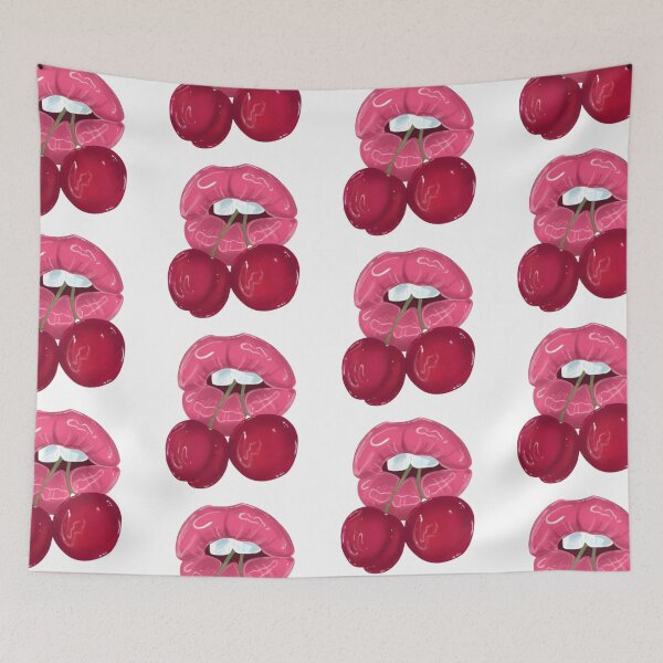 Item preview, Lips - lips and cherry designed and sold by ArtSkyfall.