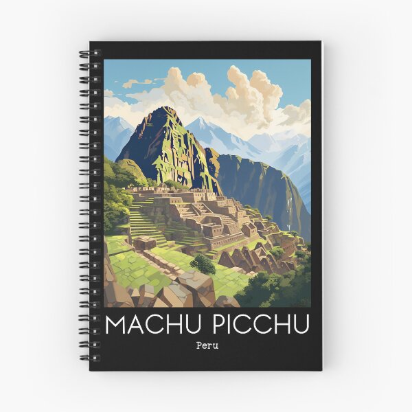 Item preview, A Vintage Travel Illustration of Machu Picchu - Peru  designed and sold by GoodOldVintage.